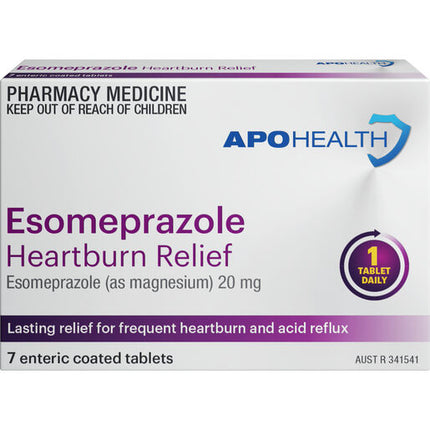 ApoHealth Esomeprazole 20mg 7 Tablets