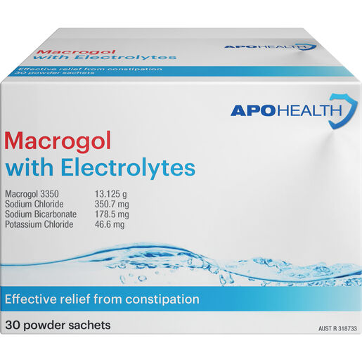 ApoHealth Macrogol with Electrolytes 30 Sachets