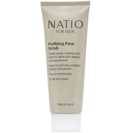 Natio For Men Purifying Face Scrub