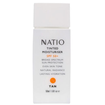 Natio Tinted Moisturiser Tan SPF50+ 50ml