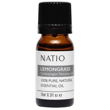 Natio Pure Lemongrass Essential Oil 10ml