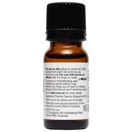 Natio Pure Peppermint Essential Oil 10ml
