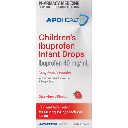 ApoHealth Ibuprofen Infant Drops 50mL
