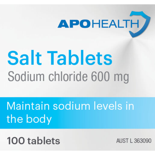 ApoHealth Salt 600mg 100 Tablets