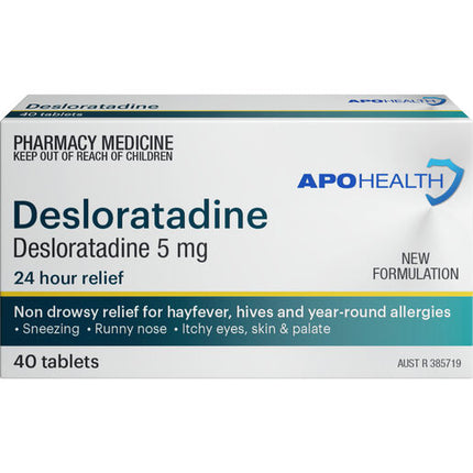 ApoHealth Desloratadine 5mg 40 Tablets