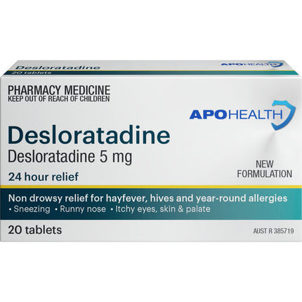ApoHealth Desloratadine 5mg 20 Tablets