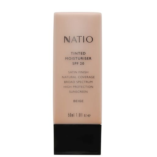 Natio Tinted Moisturiser SPF 20 In Beige 50ml