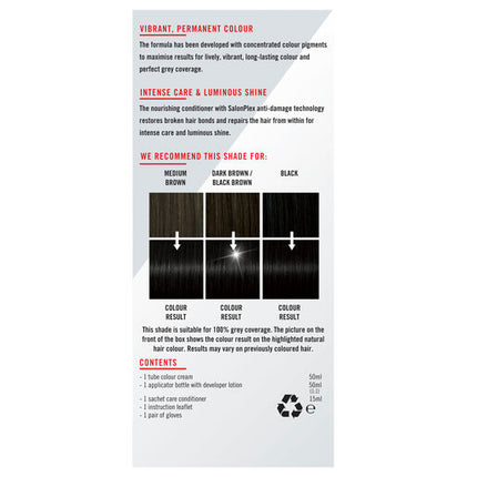 Schwarzkopf Live Colour Permanent 1.0 Black