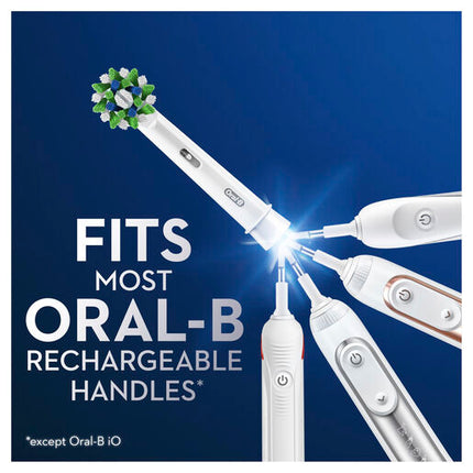 Oral B Cross Action Replacement Brush Heads 3 Count
