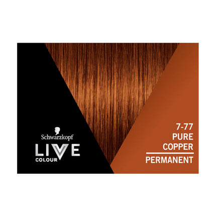Schwarzkopf Live Colour Permanent 7.77 Pure Copper