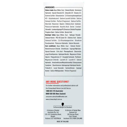Schwarzkopf Live Colour Permanent 1.1 Blue Black
