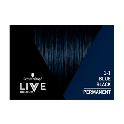 Schwarzkopf Live Colour Permanent 1.1 Blue Black