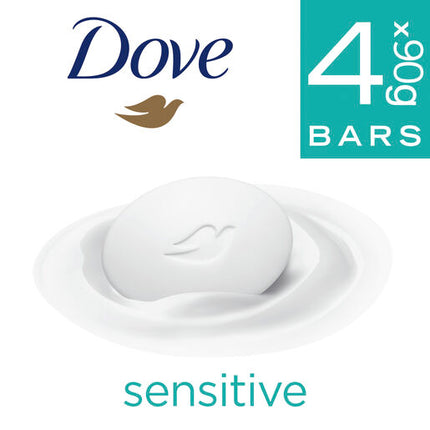 Dove Beauty Cream Bar Sensitive Soap 90g 4 Bars