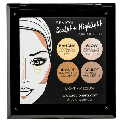 Revlon Sculpt & Highlight Contour Kit Light/Medium
