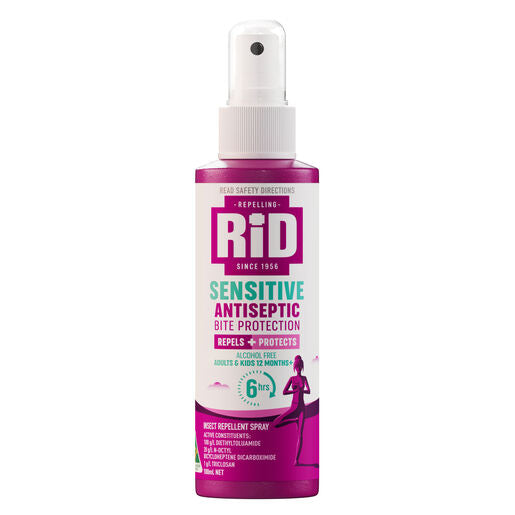 Rid Sensitive Antiseptic Bite Protection Pump Spray 100ml