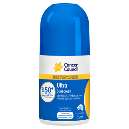 Cancer Council Ultra Roll-On SPF50+ 75mL