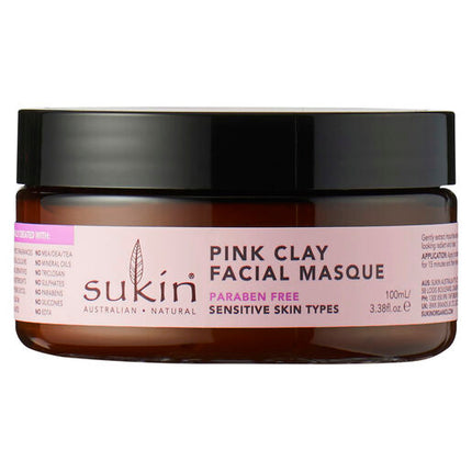 Sukin Sensitive Pink Clay Masque 100mL