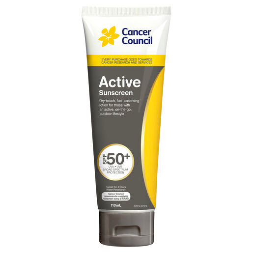 Cancer Council Active SPF50+ 110mL