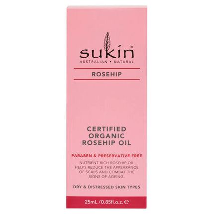 Sukin Organic Rose Hip Oil 25mL