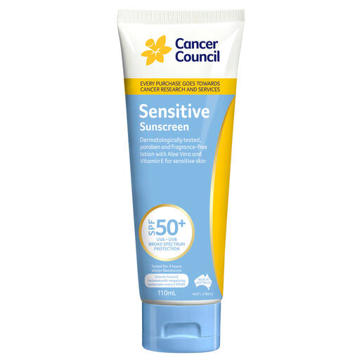 Cancer Council Sensitive SPF50+ 110mL