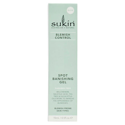 Sukin Blemish Control Spot Banishing Gel 15mL