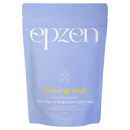 Epzen Magnesium Bath Flakes Recharge Soak 500g