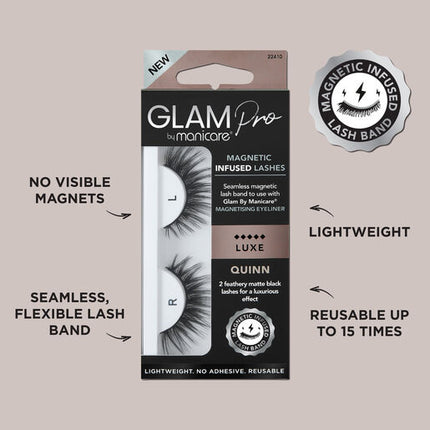 Glam by Manicare Pro Magnetic Infused Lashes Quinn
