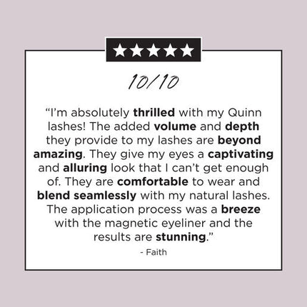 Glam by Manicare Pro Magnetic Infused Lashes Quinn