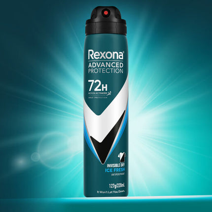 Rexona Men Antiperspirant Advanced Protection Invisible Dry Ice Fresh 220ml