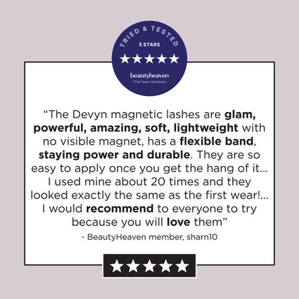 Glam by Manicare Pro Magnetic Infused Lashes Devyn