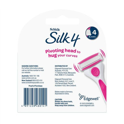 Schick Quattro for Women Refill Cartridges 4 Pack