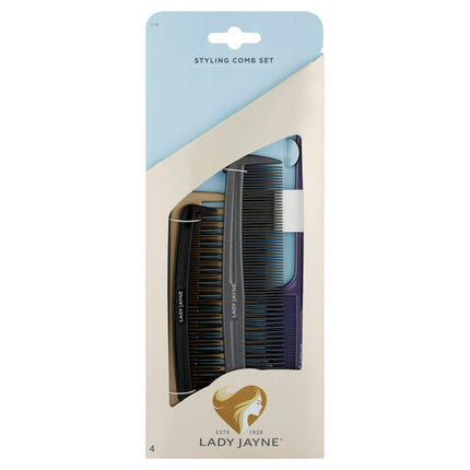 Lady Jayne Family Combs 4 Pack