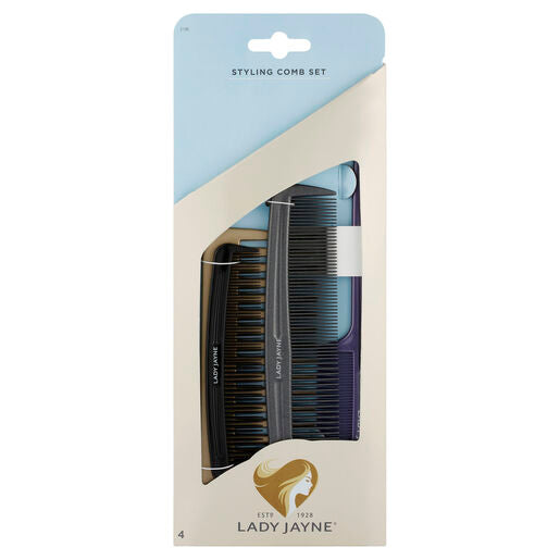 Lady Jayne Family Combs 4 Pack