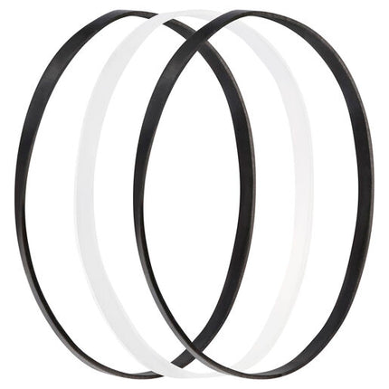 Lady Jayne Black Snagless Elastomer Elastics 50 Pack