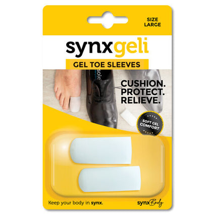 Synxgeli Gel Toe Sleeves Large