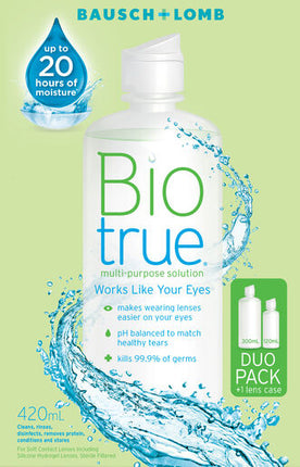 Biotrue Multi Purpose Solution Duo Pack 420mL