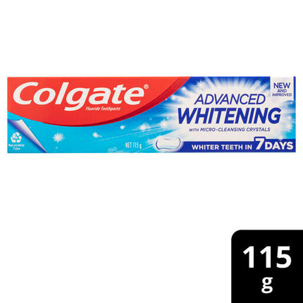 Colgate Toothpaste Advanced Whitening 115g