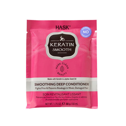 Hask Keratin Protection Smoothng Deep Conditioner Sachet 50g