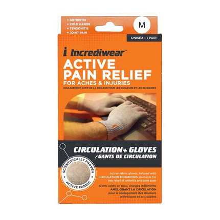 Incrediwear Fingerless Circulation Gloves Medium 1 Pair