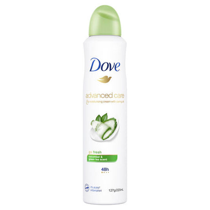 Dove Advanced Care Antiperspirant Deodorant Go Fresh Cucumber & Green Tea 220ml