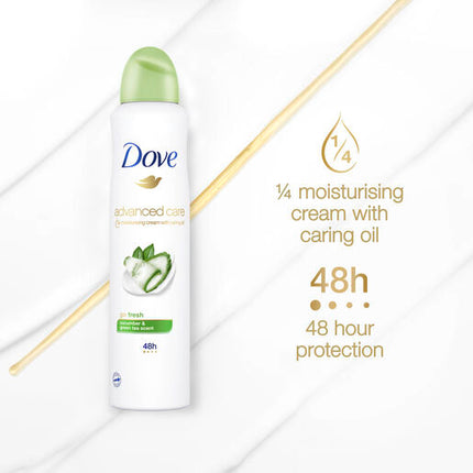 Dove Advanced Care Antiperspirant Deodorant Go Fresh Cucumber & Green Tea 220ml