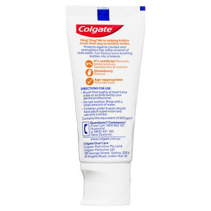 Colgate Kids Strawberry Toothpaste 4-6 Years 80g