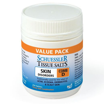 Martin & Pleasance Schuessler Comb D Skin Disorders 250 Tablets