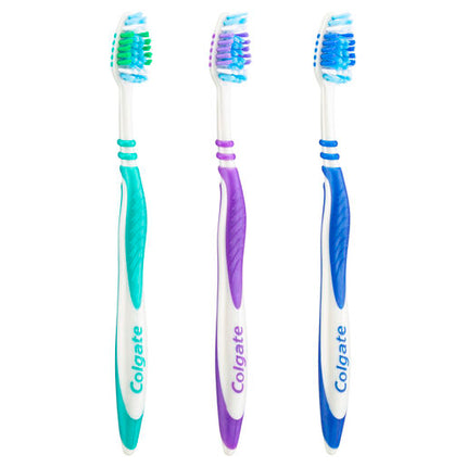 Colgate Zig Zag Deep Interdental Clean Toothbrush Flex Soft Value 3 Pack