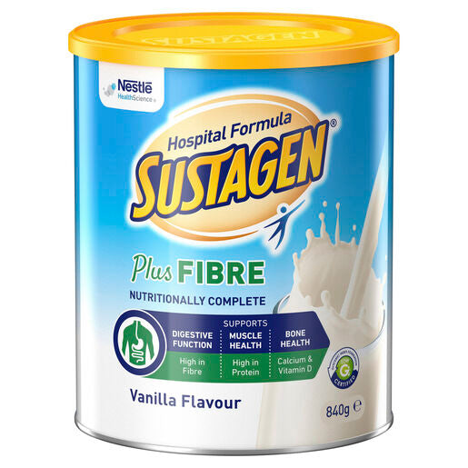 Sustagen Hospital Formula Active+Fibre Vanilla 840g