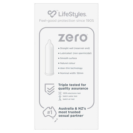 Lifestyles Zero Condoms 40 Pack