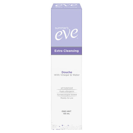 Summer's Eve Extra Cleansing Douche With Vinegar & Water 133ml