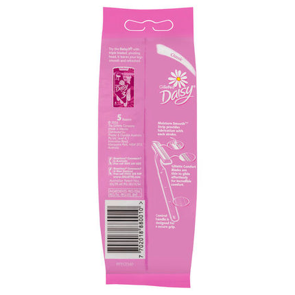 Gillette Daisy Classic Women's Disposable Razor 5 Pack