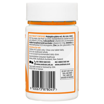 Centrum Kids Immune Fuel 50 Chewable Tablets