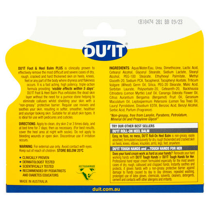 DU'IT Foot & Heel Balm Plus 50g